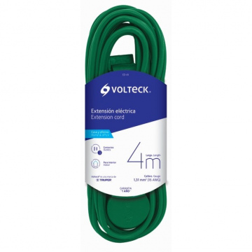 Exten Elec 4mts Ed-4v Verde 48014/Volteck