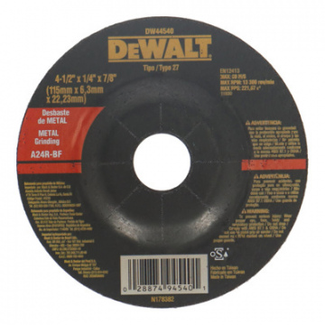 Disco Pulir 4 1/2"X1/4X7/8" DW44540 Dewalt