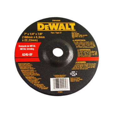 Disco Pulir 7"X1/4X7/8" DW44580/44850 Dewalt