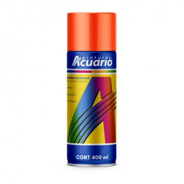 Spray Naranja Fluorescente 763-400 Ml. Acuario