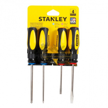 Desarmadores 4 Pzs. 60-040/Stanley