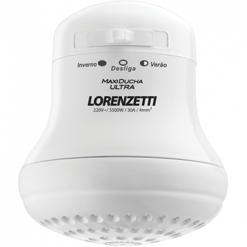 Ducha Electrica Blanca 220v 5500w 3-Temp 7537275 Lorenzetti